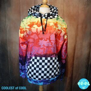 Enter the Void Hoodie All over print multicolor unisex size large EDM event gear